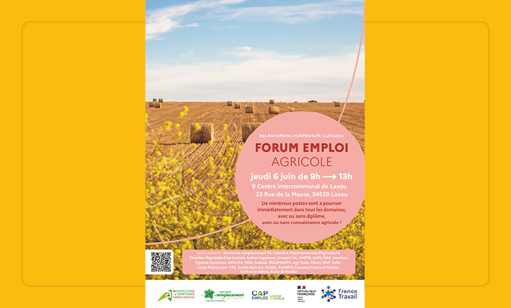 Vignette du forum emploi agricole 2024 à Laxou
